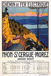 Monogramm A.S. - Chemins de fer éléctrique Nyon St.Cergue Morez