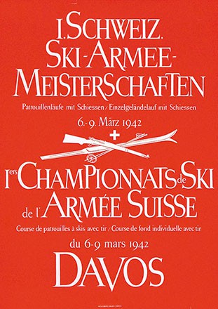 Anonym - 1. Schweiz.Ski-Armee-Meisterschaften