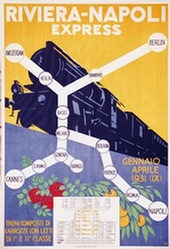 Monogramm D.V. - Riviera-Napoli Express