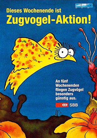 Anonym - Zugvogel-Aktion - SBB