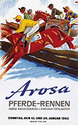 Laubi Hugo - Arosa Pferde-Rennen
