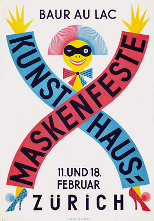 Monogramm E.H. - Maskenfest Kunsthaus Zürich