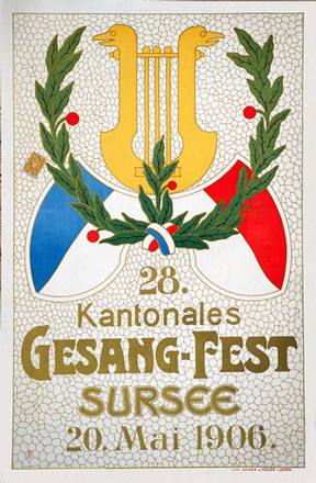 Monogramm ASF - 28. Kantonales Gesang-Fest Sursee