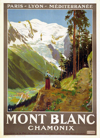 Monogramm H.J. - Mont Blanc - Chamonix