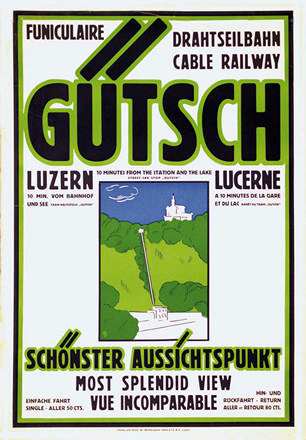 Anonym - Drahtseilbahn Gütsch Luzern