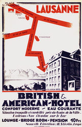Anonym - British & American-Hotel Lausanne
