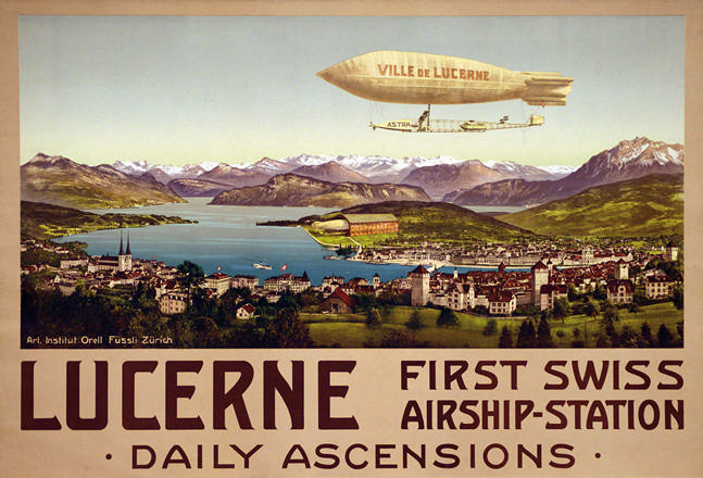 Anonym - Lucerne First Swiss Airship-Station