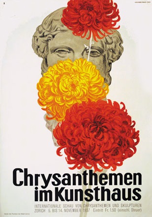 Baumberger Otto - Chrysanthemen im Kunsthaus