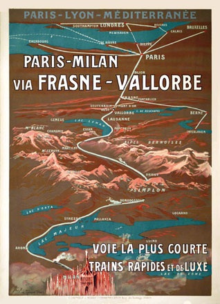 Trinquier-Trianon Louis - Paris - Milan via Frasne - Vallorbe 