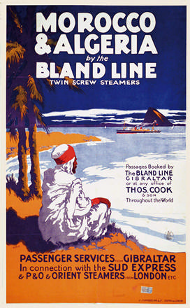 Black - Morocco & Algeria - Bland Line